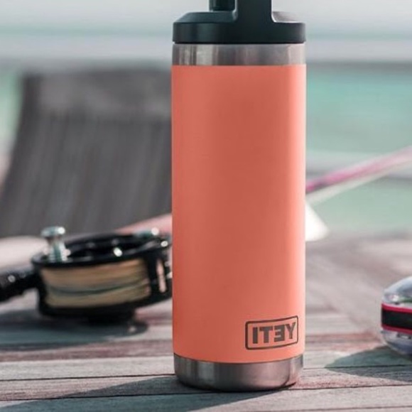 coral yeti water bottle